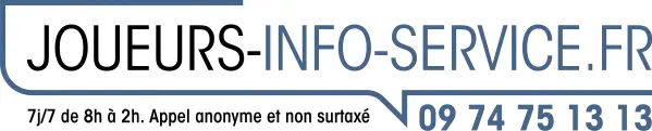 Logo Joueurs Info Service – service de soutien au jeu responsable